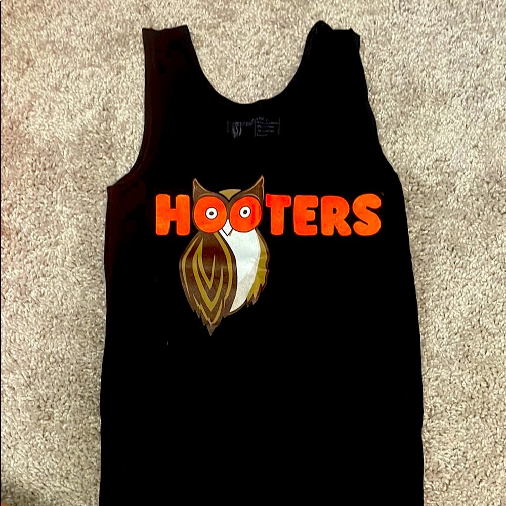 Hooters Black Cotton Blend Tank